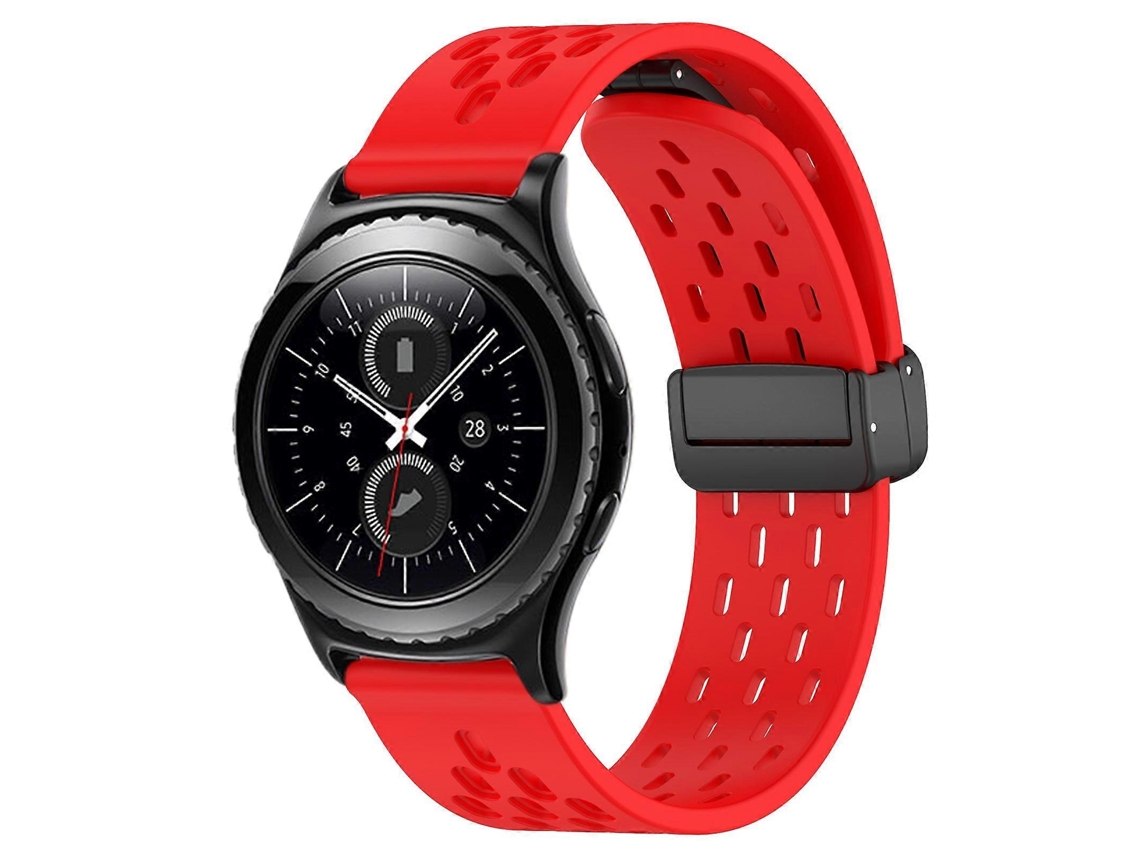 Pulsera plegable de silicona de 20 mm con cierre magnético