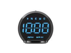 Velocímetro GPS digital universal HUD con mph/km/h, alarma de velocidad y brújula