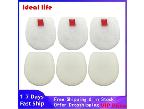 Juego de 3 filtros de esponja para Shark Ic300 Iz251Uk Iz201Uk Iz202Sm Iz201Me Izd260Cn Iz102 Iz101 Simbaii, repuesto de pieza de aspiradora