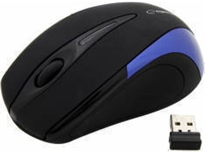 Ratón ESPERANZA EM101B (Inalámbrico - Óptico - 800 dpi - Negro)