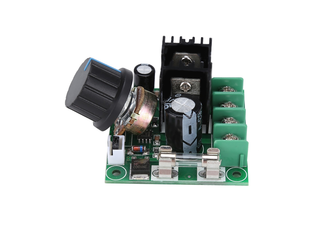 Controlador de velocidad PWM para motor de CC de alta potencia 9 V-50 V 10 A Variación continua