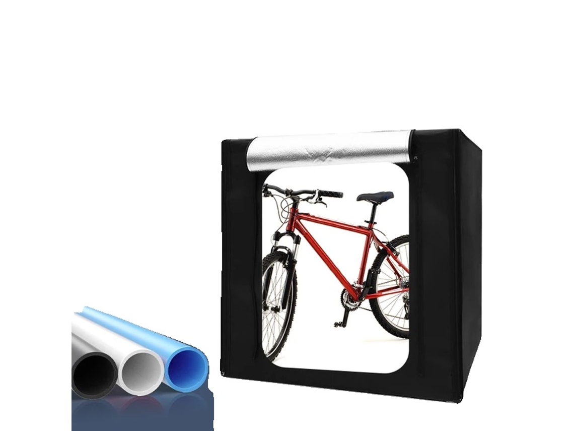 Caja de luz para fotografía, paneles de luz con atenuación continua, estudio profesional, caja de luz de 120 cm