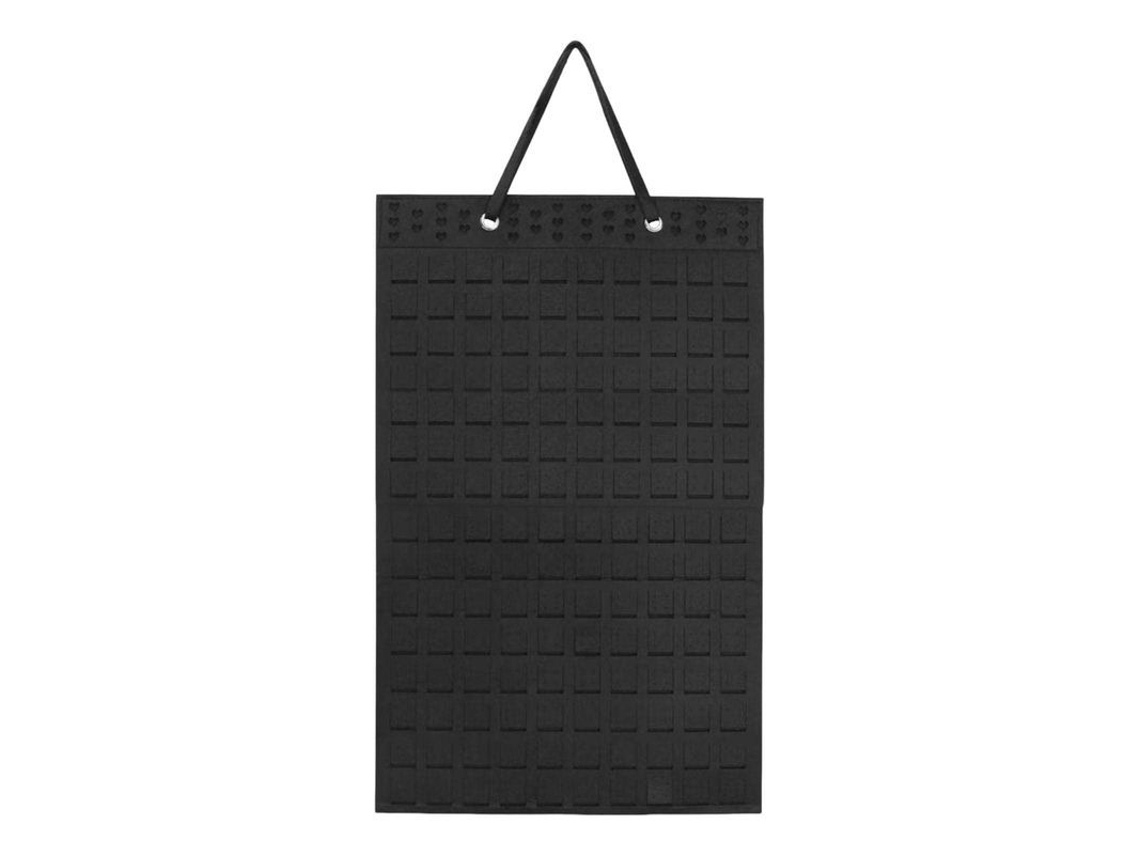 2026-organizador De Pendientes Colgante De Parede, Porta Joias De Pelúcia Com Grande Capacidade Para Decoração Residencial