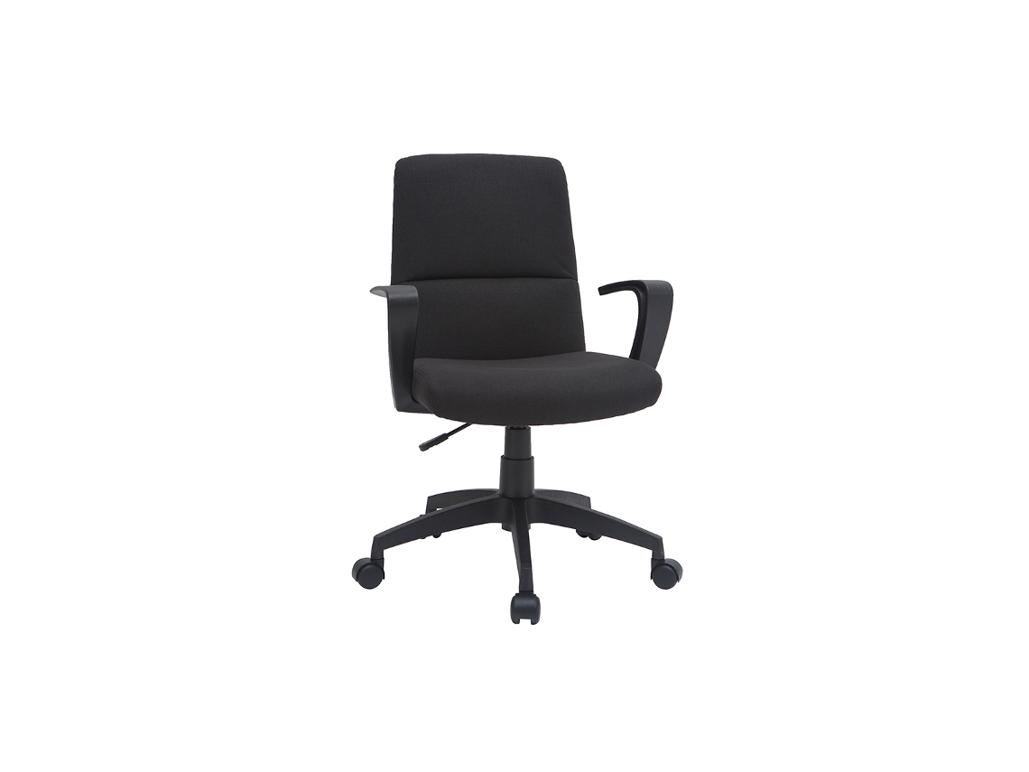 Sillón de Escritorio En Tejido Negro Chuck MILIBOO