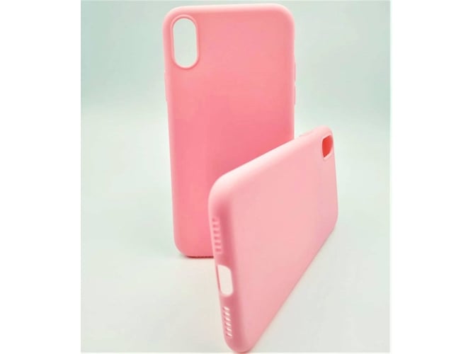 Funda iPhone X, XS Silicona Rosa