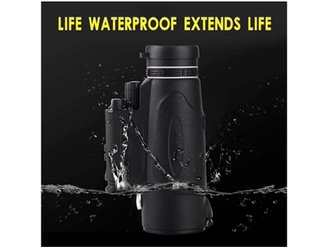 Binoculares de Alto Alcance 40X60 Visión Diurna y Visión Nocturna para Caza Camping Senderismo Negro-Negro YIZHOOD