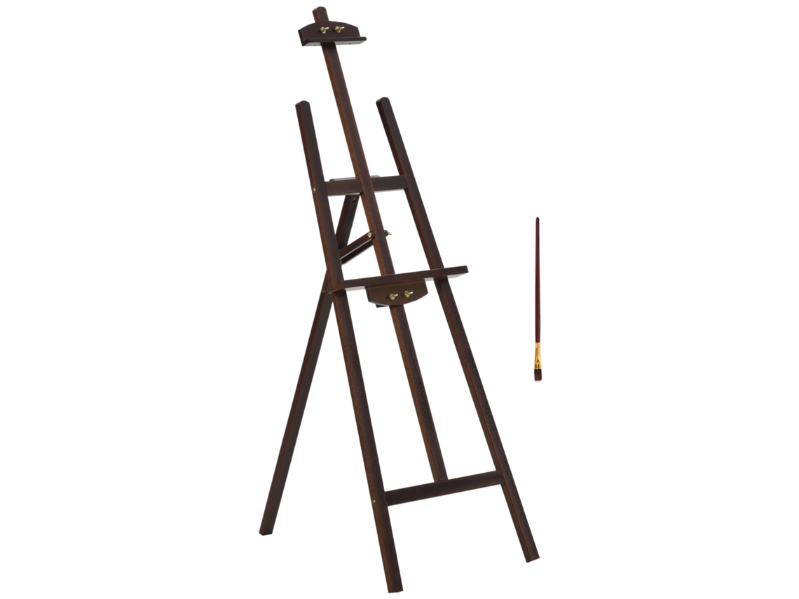 Caballete Artista Madera Soporte Inclinación 51,5x71,5x134,5