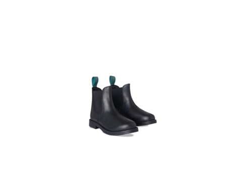 Botas de Niños para Equitación HORZE Montar Jodphur Negro (38)