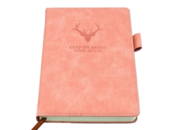 Cuaderno rayado, diario versátil para mujeres y hombres, papel rayado grueso, 360 páginas, 80 g/m² premium, cierres elásticos, marcapáginas con