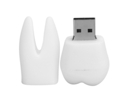 Memoria Usb 2.0 De 128 Gb, Con Forma De Diente 3d, Almacenamiento De Datos Práctico Para Ordenadores De Sobremesa, Portátiles Y Tabletas.