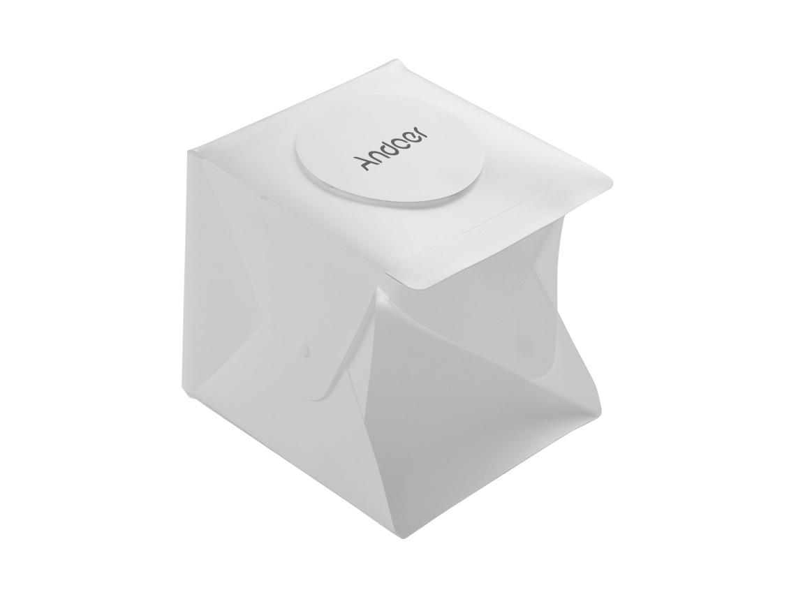 Caja De Luz Led Plegable 6500k Con Puerto Usb Para Productos Pequeños Y Retratos De Estudio