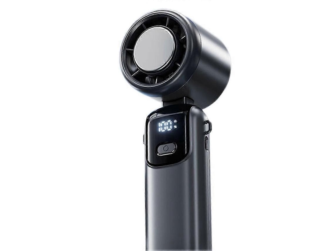 Ventilador Portátil Recarregável Via Usb Com 100 Velocidades E Ajuste De Velocidade Para Viagens.