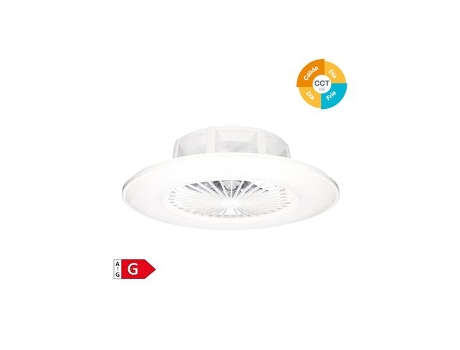 Ventilador de techo Box Fan con mando 22' CCT regulable Blanco GSC