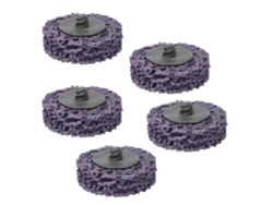 5 Piezas Disco De Lijado De Poliestireno Roll Lock 2 Pulgadas 50mm Para Eliminación De Óxido Y Pintura (morado)