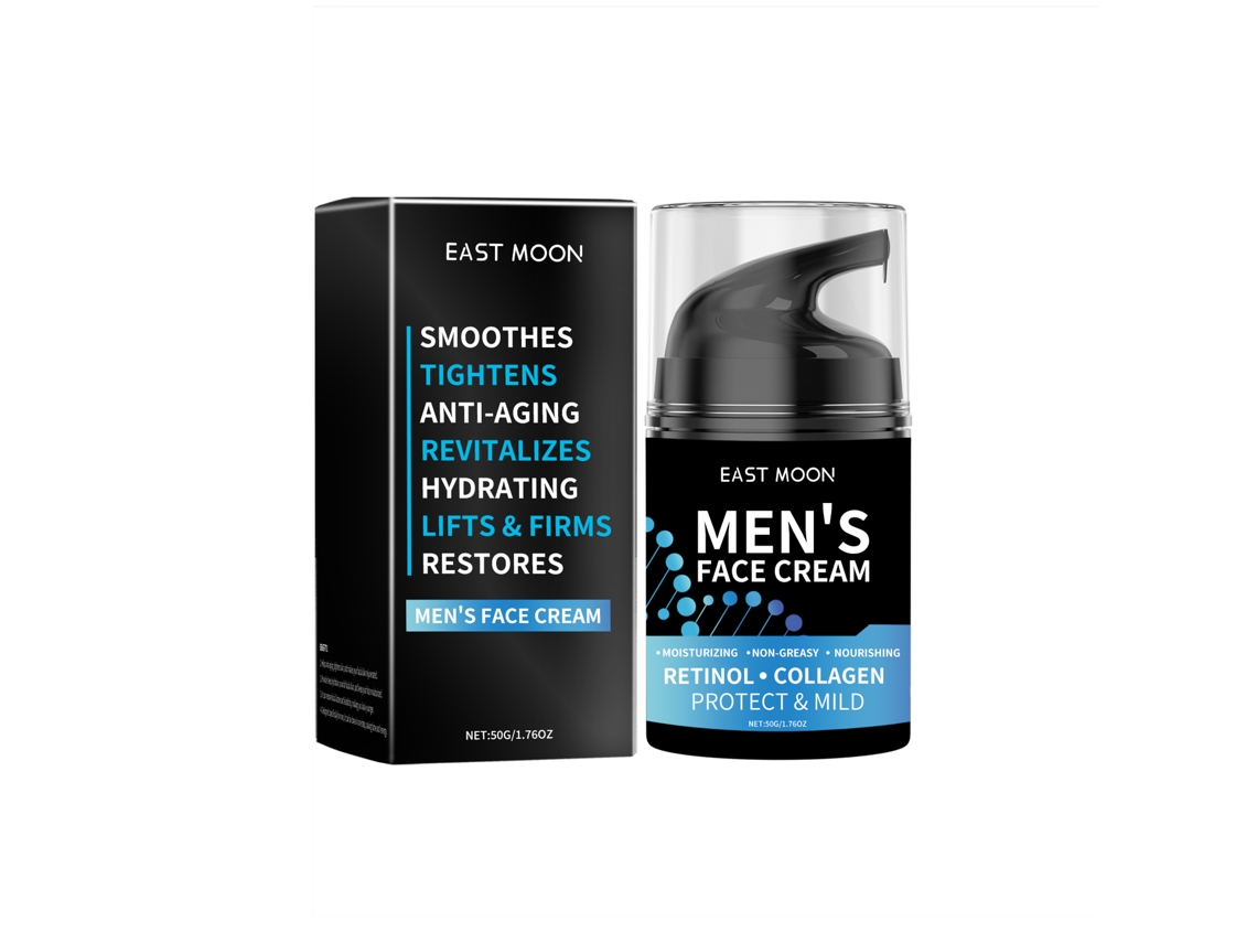 Crema antiedad con retinol para hombres.