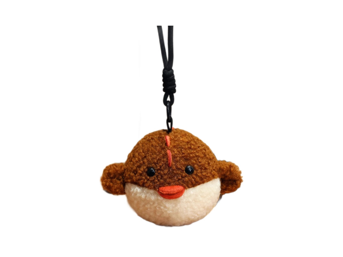Llavero de peluche antiestrés, juguete suave para apretar, regalo para mujeres, carbonero de cola larga CHABERLU