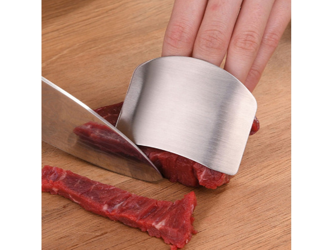 Protectores de dedos de acero inoxidable, aptos para lavavajillas, para cocina, 7,5 x 5,5 cm, Tommy01