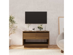 Mueble de Armario Tv 70X41X44 Cm Aglomerado Color Roble Marrón