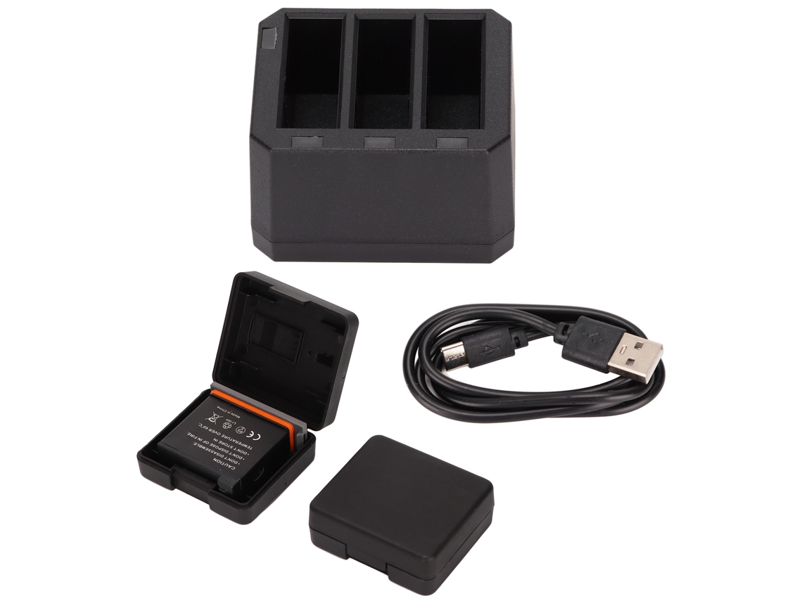 Batería De Repuesto, Cargador Usb De 2 Y 3 Canales Con Led Para Accesorios De La Cámara De Acción Dji Osmo 1
