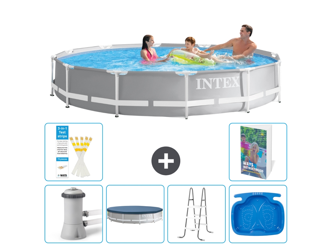 Intex Piscina Prism Frame Redonda - 366x76 Cm - 7-peças S314