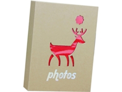 Álbum de fotos decorativo, papel kraft, 100 páginas, fácil de abrir, para bebés, Navidad, cumpleaños, GOKOCO