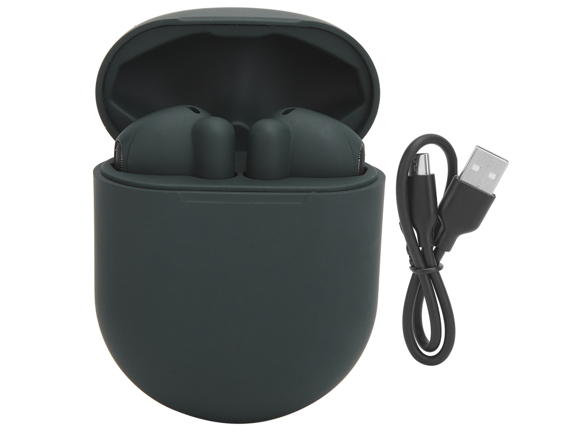 Auriculares Inalámbricos Bluetooth Tws Con Control Táctil Inteligente, Auriculares Deportivos, Color Verde Mate.