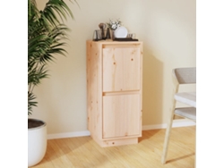 Aparador De Madera Maciza De Pino 31,5x34x75 Cm