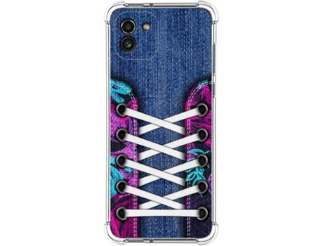 Carcasa para Samsung Galaxy A03 TUMUNDOSMARTPHONE Dibujos Antigolpes Zapatillas 06 Multicolor