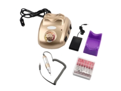 Máquina de esmalte de uñas Taladro Electric Manicura 30000 rpm con 6 brocas doradas