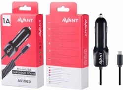 Cargador de Coche AVANT USB (Negro)