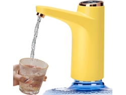 Bomba De Garrafa De Água 5 Galões Usb Carregamento Automático Dispensador De Água Potável (amarelo) GERTIZ