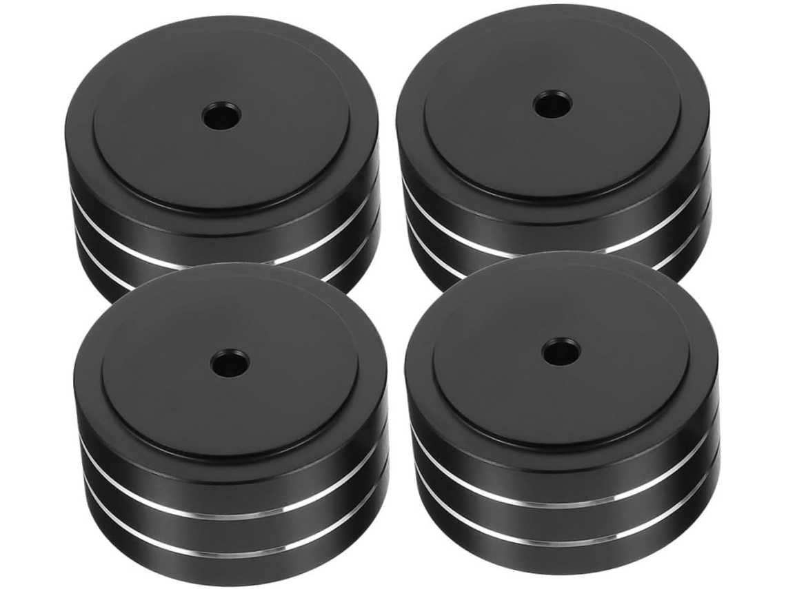 Coussinet D'isolation Altavoz Hifi 58x22 Mm Negro Grand Format Para Amplification Audio