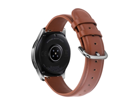 Correa de piel auténtica 22mm para Samsung Galaxy Watch 46mm - castaño