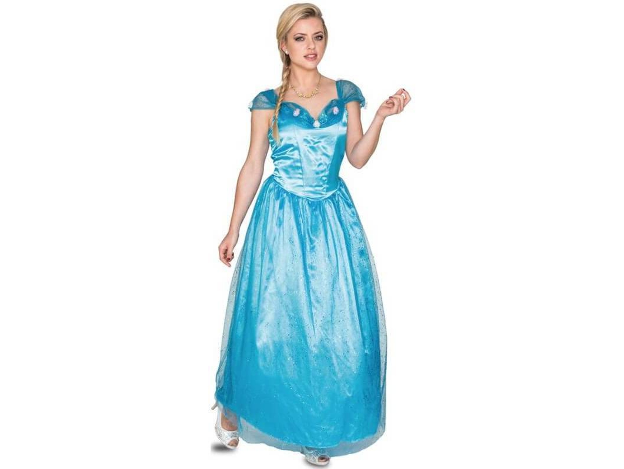 Disfraz de Mujer DISFRAZZES Princesa Del Hielo (Talla: S)