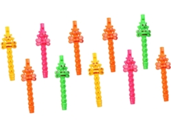 Juego De 25 Flautas De Plástico De 5 Agujeros Para Niños Y Niñas, Mini Clarinetes