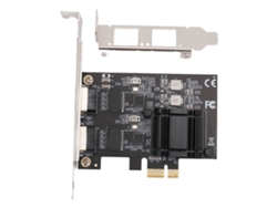 Baoj-2026placa De Rede Pcie De Dois Portos Rtl8125b 2.5gbase-t 2500mbps Adaptador De Ethernet Gigabit Rj45 Para Windows