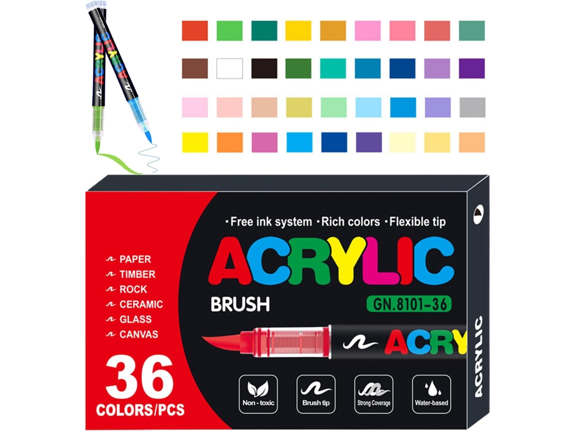 Marcador De Tinta Acrílica Générique, Caneta Para Pintura Artística E Artesanato, Marcadores Artísticos À