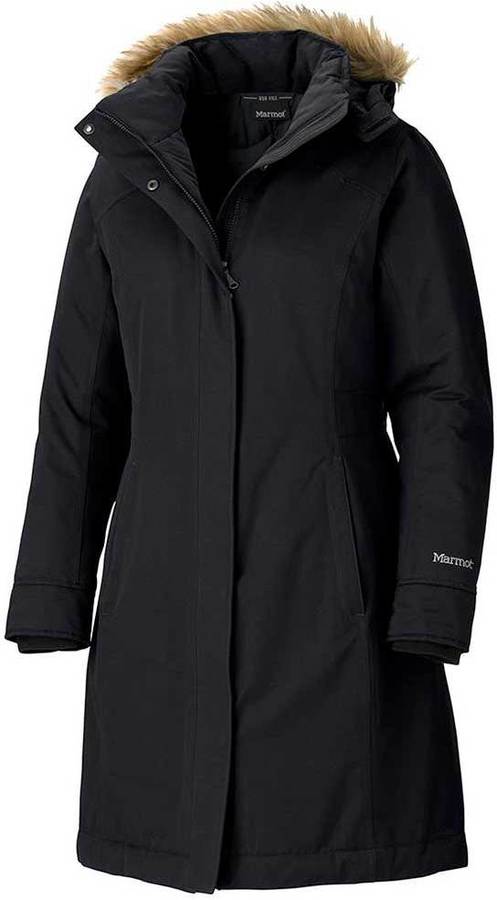 Abrigo para Mujer MARMOT Casaco Chelsea Negro para Esquí (XL)