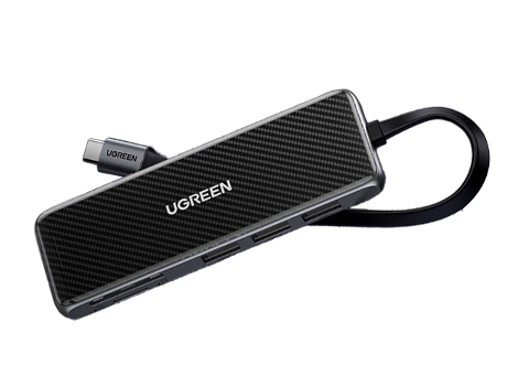 Adaptador UGREEN 70550 Cm305 7In1 Tipo-C a HDMI Pd100W 3Usb3.0 Sd/TF para Huawei Mate40/P50 S20