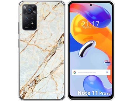 Carcasa Xiaomi Redmi Note 11 Pro TUMUNDOSMARTPHONE Dibujos Mármol 13 Multicolor