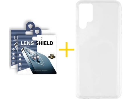 Carcasa + 2 Protectores de Cámara para Samsung Galaxy S22 Ultra 5G SKYHE Transparente Claro