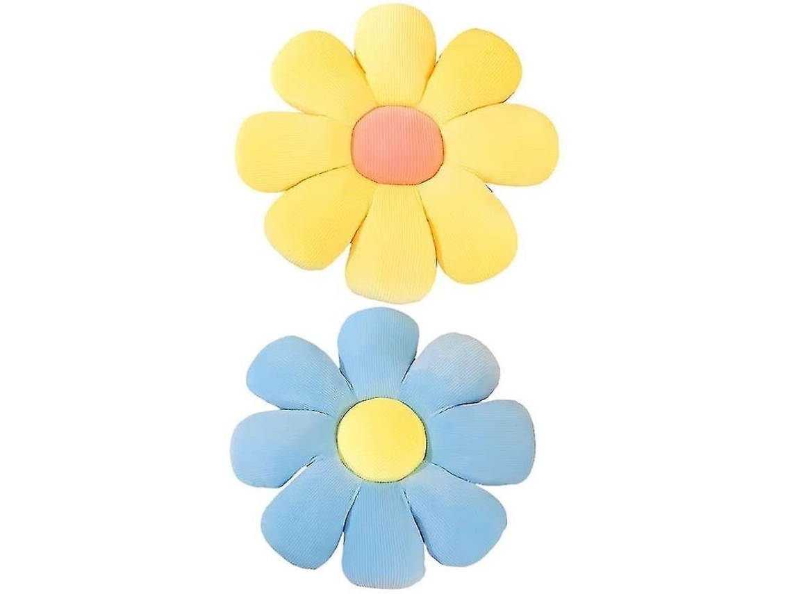 2 cojines florales, almohadas bonitas para sillas, sofás, coches, camas y suelos.