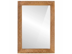 Espejo de baño con espejo marrón claro de 70 x 50 x 2,5 cm HARLANV1