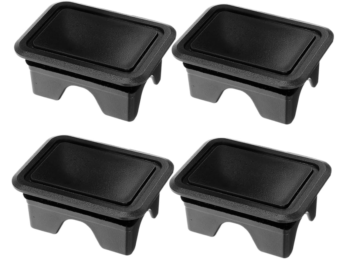 Tapas Para Estribos De Camioneta Ram, 2 Pares, Cubiertas Para Rieles De Descarga Traseros, Protección Contra La Suciedad