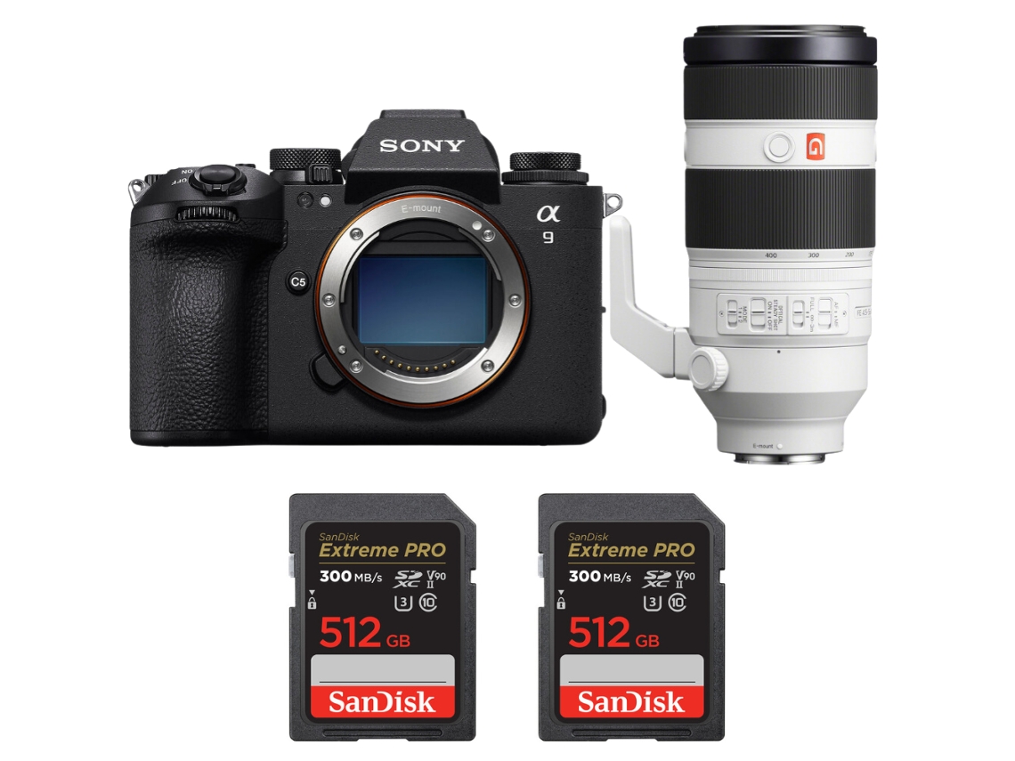 Sony A9 Iii + Fe 100-400mm F/4.5-5.6 Gm Oss + 2 Sandisk 512gb Uhs-ii 300mb/s + Ebook “20 Consejos Para Fotos Que Impactan”