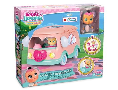 Muñeca IMC TOYS Bebes Llorones: Caravana de Koala