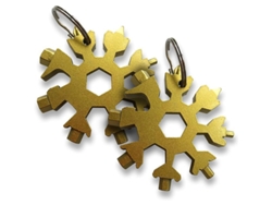 Herramienta Multitool Snowflake 18 En 1: Destornillador, Llave Allen, Abridor De Botellas, Cortador De Cuerda, Acero Inoxidable, Portátil
