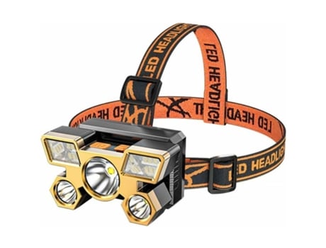 Linterna frontal recargable, linterna de 7 LED, linterna frontal recargable por USB, súper brillante, 4 modos de trabajo, linterna frontal impermea...