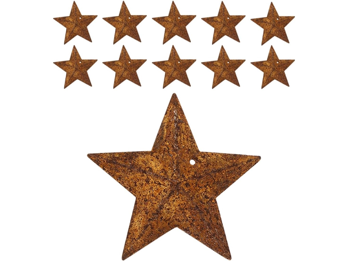 Adornos Estrellas Versátiles Prácticos 50 4 5 Acabado Envejecido Decoración Paredes Hogar Fiestas X Cm