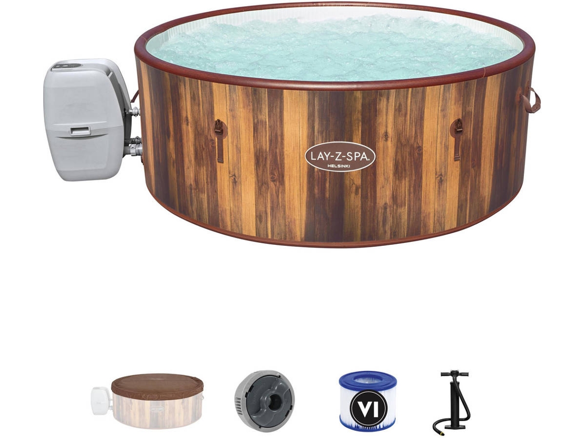 Spa Hinchable BESTWAY Lay-Z-Spa Helsinki Para 5-7 personas Redondo 180x66 cm